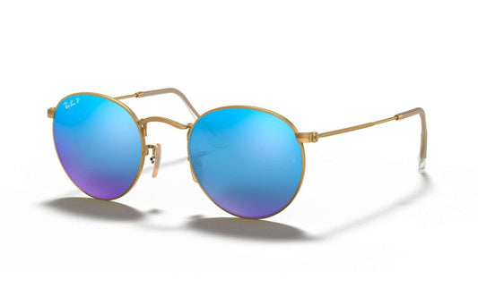 Ray-Ban Sunglasses Round Flash Lenses RB3447 112/4L