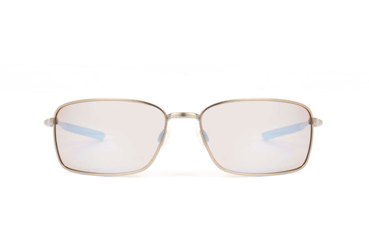 Oakley Titanium Square Wire Polarized Sunglasses OO 6016